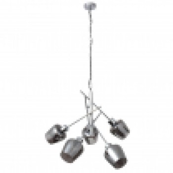 Distribuidor - Lâmpadas Diversas | Lâmpadas Modernas | LAMPARA SOLINE 5XE27 CROMO REGX58X58 CM Ref: 123750520